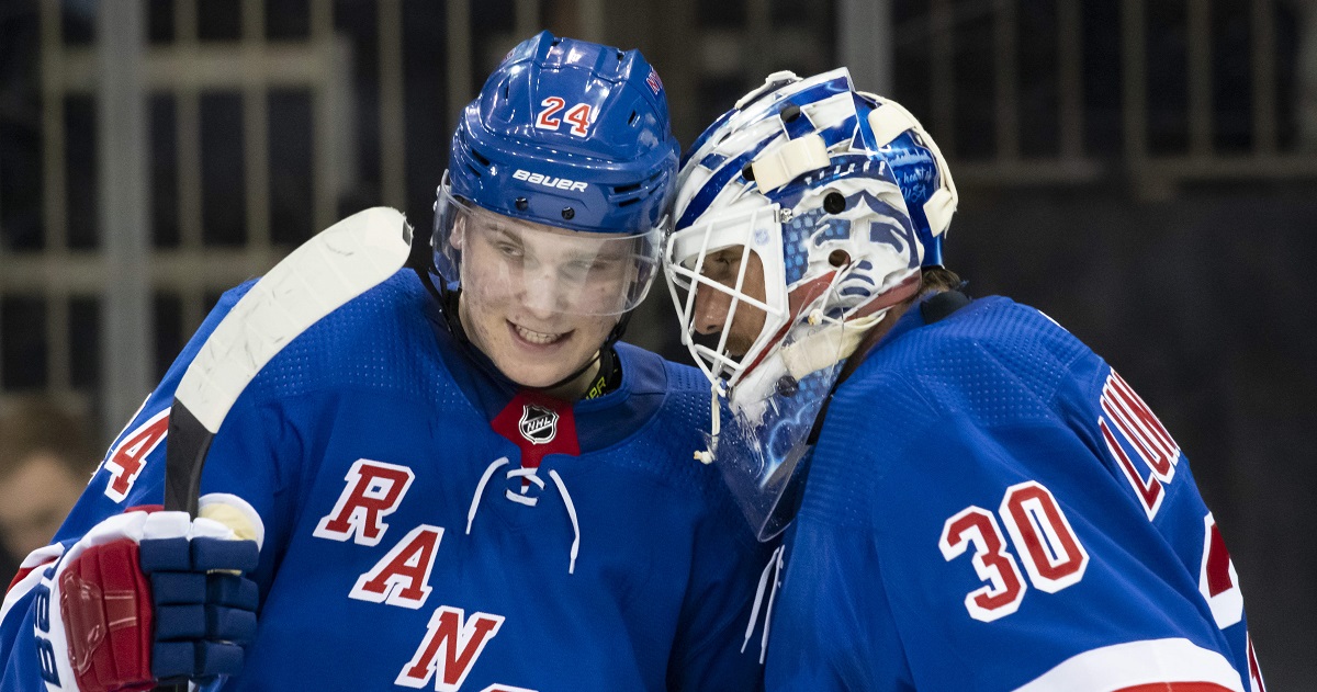 Kaapo Kakko scores the first goal of his NHL career with a beautiful move.