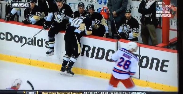 VIDEO: Penguins Lapierre takes the worst dive of the playoffs so far.